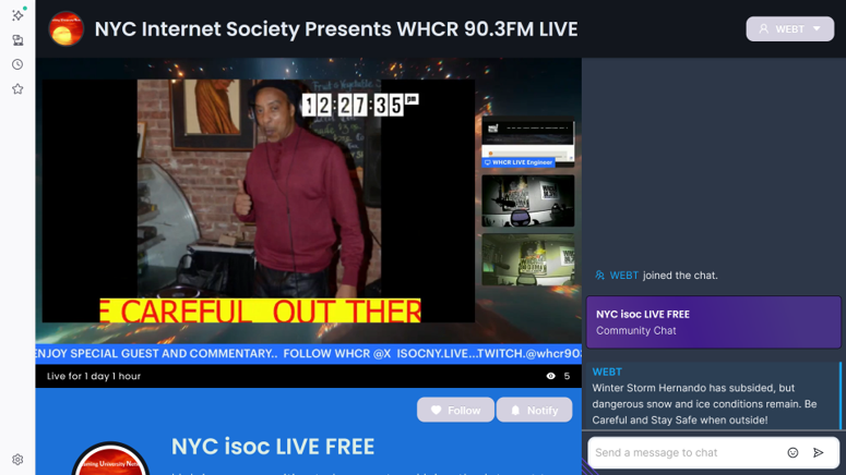 STREAMING UNIVERSITY PROJECT COMMUNITY STREAM PROJECT